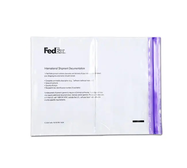 Packing List Envelopes with Bone Strips